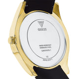 Guess Clarity Gold Dial Black Silicone Strap Watch for Women - GW0109L1 Buy Now By Guess