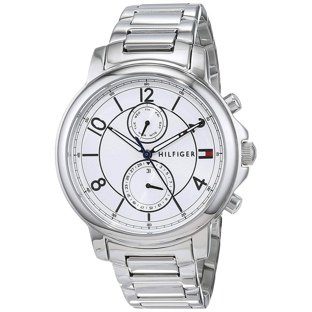 Tommy Hilfiger Claudia White Dial Silver Steel Strap Watch for Women - 1781819 Buy Now By Tommy Hilfiger