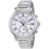 Tommy Hilfiger Claudia White Dial Silver Steel Strap Watch for Women - 1781819 Buy Now By Tommy Hilfiger