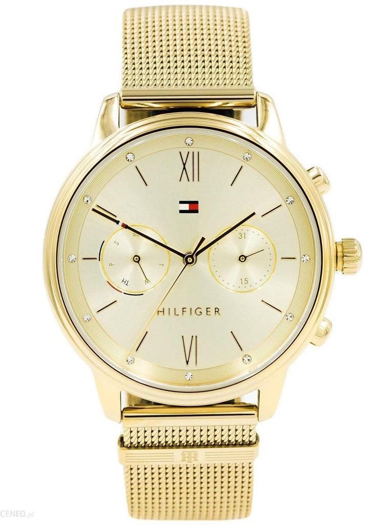 Tommy Hilfiger Blake Quartz Gold Dial Gold Mesh Bracelet Watch for Women - 1782302 Buy Now By Tommy Hilfiger