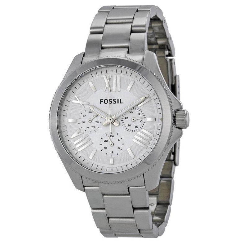 Fossil Cecile Multifunction Silver Dial Silver Steel Strap Watch for Women - AM4509 Buy Now By Fossil