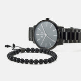 Armani Exchange Cayde Analog Black Dial Black Steel Strap Watch For Men - AX2701 Buy Now By Armani Exchange