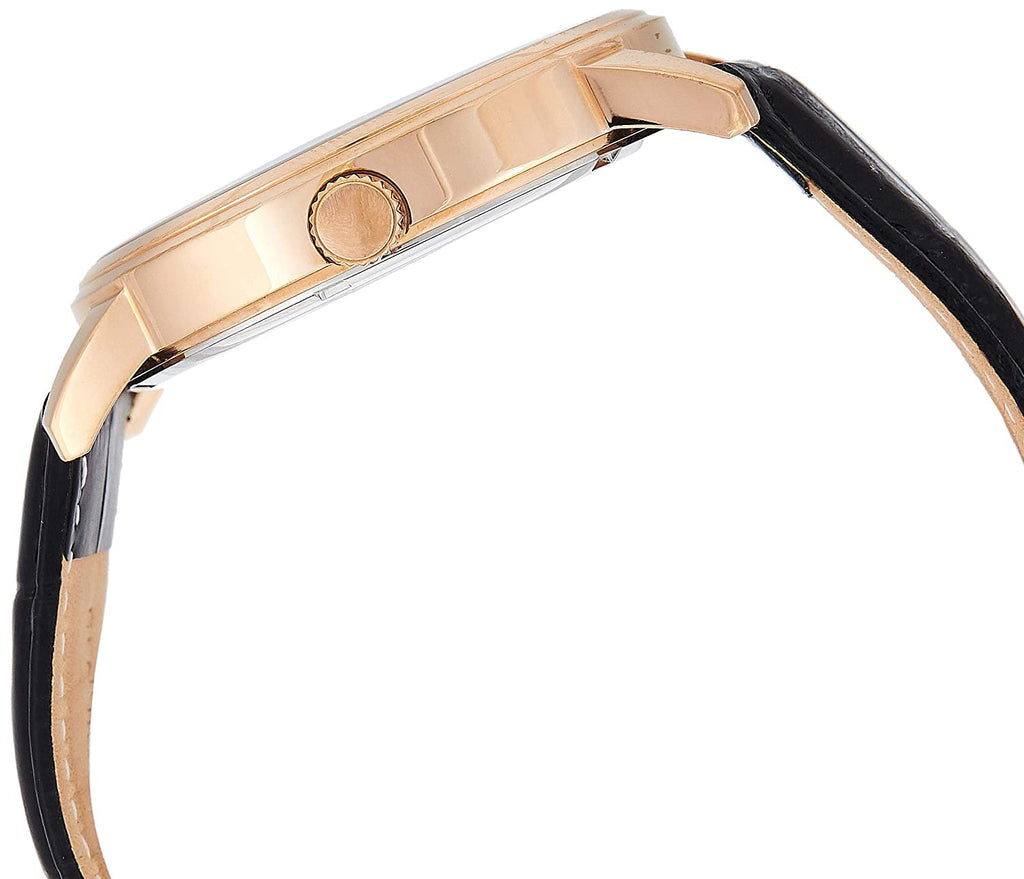 Guess Delancy Quartz Silver Dial Black Leather Strap Watch For Men - W0870G2 Buy Now By Guess