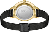 Hugo Boss Symphony Black Dial Black Mesh Bracelet Watch for Women - 1502601 Buy Now By Hugo Boss