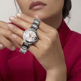 Cartier Ballon Bleu de Cartier Pink Dial Silver Steel Strap Watch for Women - WSBB0046 Buy Now By Cartier