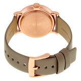 Marc Jacobs Baker Rose Gold Dial Grey Leather Strap Watch for Women - MBM1400 Buy Now By Marc Jacobs