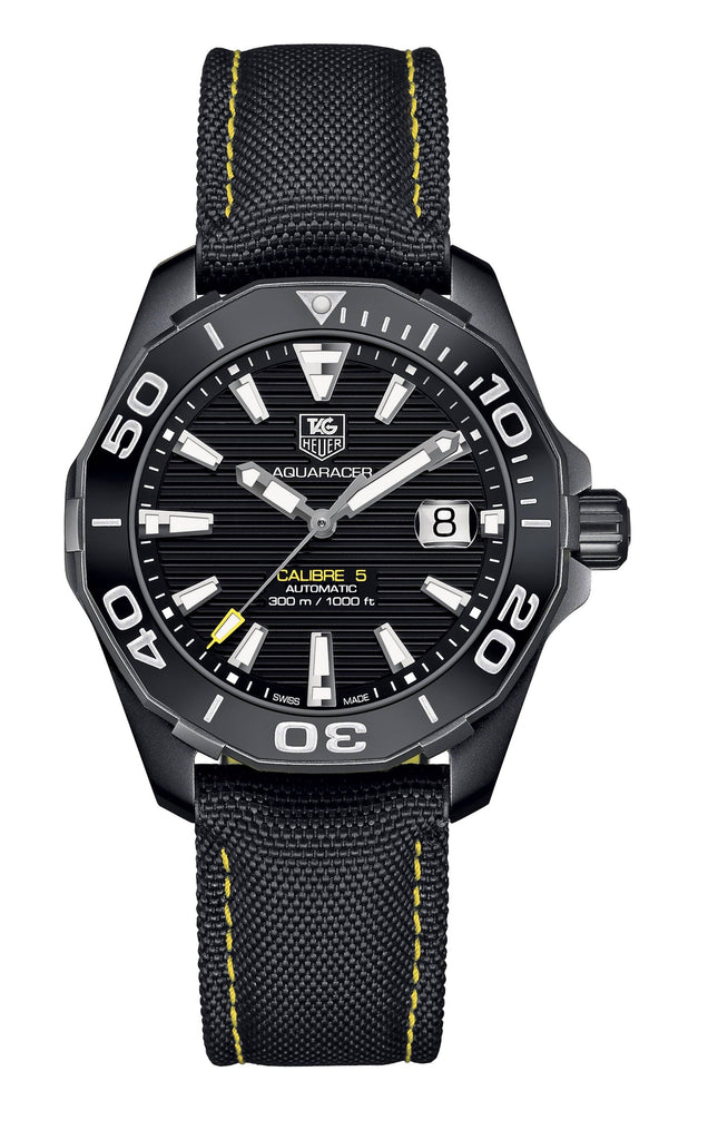 Tag Heuer Aquaracer Black Dial Watch for Men - WAY218A.FC6362 Buy Now By Tag Heuer