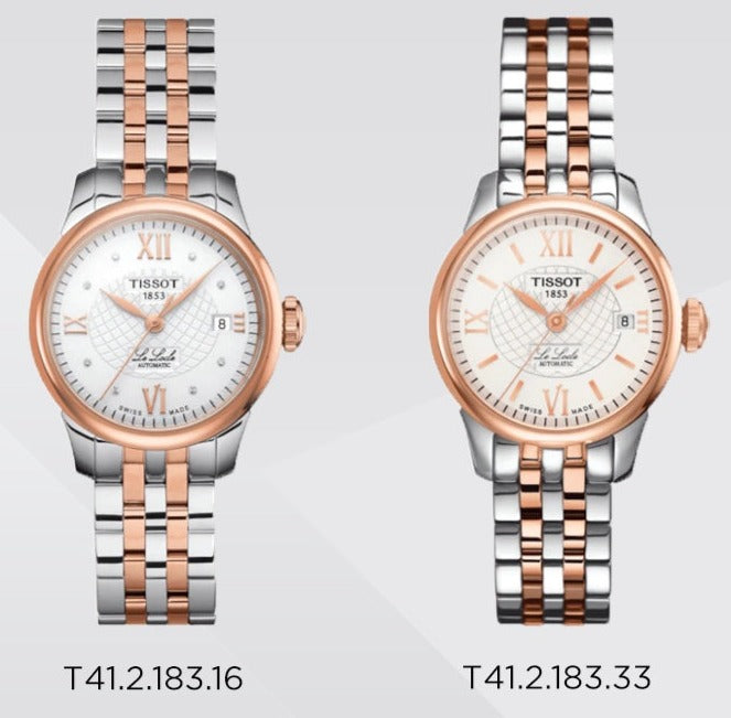 Tissot Le Locle Automatic Small Lady Silver Dial Two Tone Steel Strap Watch For Women - T41.2.183.33 Buy Now By Tissot