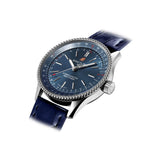 Breitling Navitimer Automatic 35 Blue Dial Blue Leather Strap Watch for Men - A17395161C1P1 Buy Now By Breitling