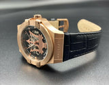 Maserati Potenza Automatic Rose Gold Dial Black Leather Strap Watch For Men - R8821108002 Buy Now By Maserati