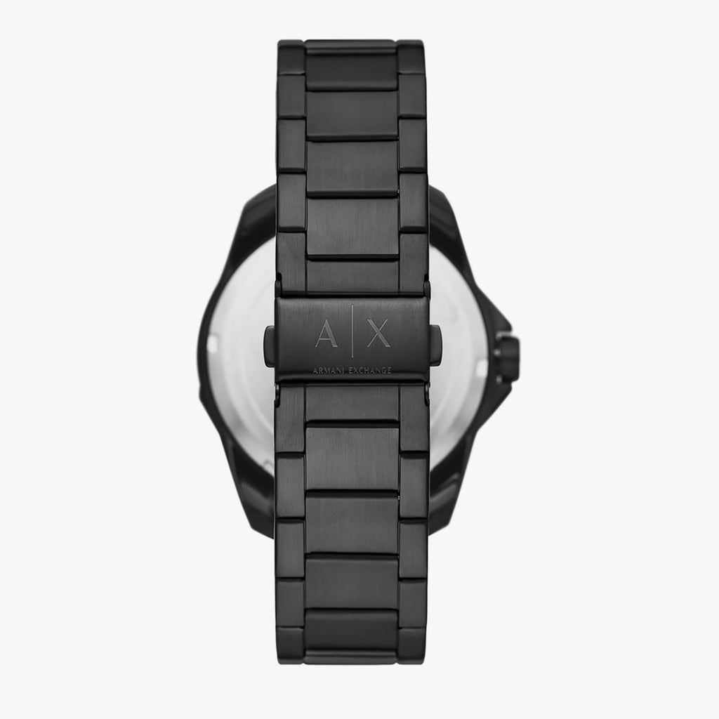 Armani Exchange Nico Analog Black Dial Black Steel Strap Watch For Men - AX7102 Buy Now By Armani Exchange