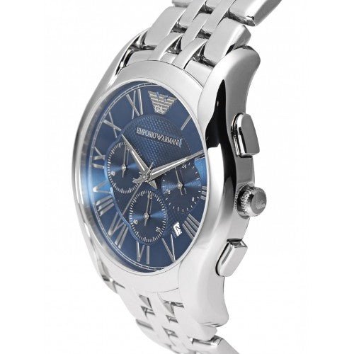 Emporio Armani Classic Navy Blue Dial Stainless Steel Watch For Men - AR1787 Buy Now By Emporio Armani