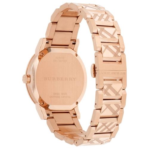 Burberry The City Rose Gold Dial Rose Gold Steel Strap Watch for Women - BU9039 Buy Now By Burberry