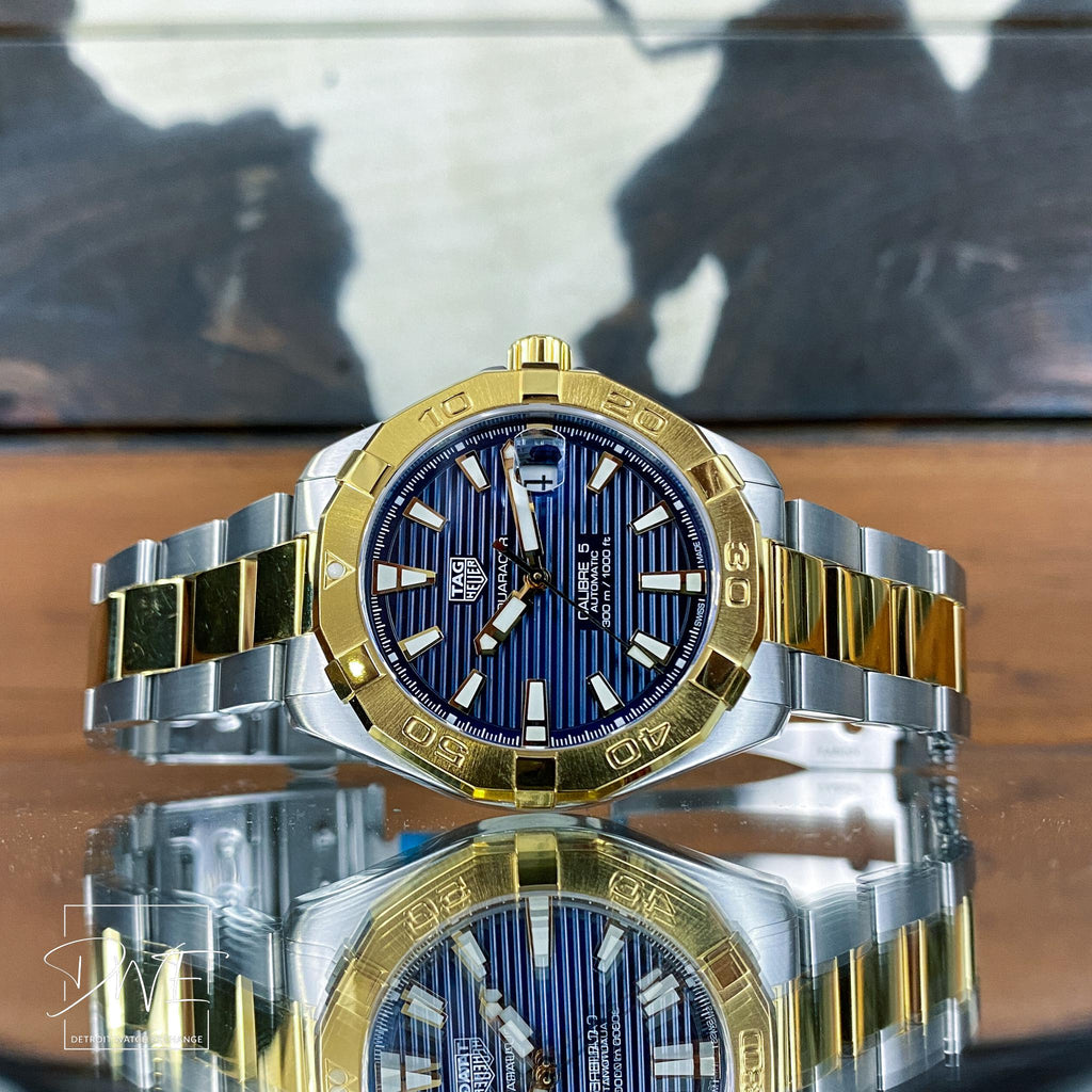 Tag Heuer Aquaracer Calibre 5 Blue Dial Two Tone Steel Strap Watch for Women - WBD2120.BB0930 Buy Now By Tag Heuer