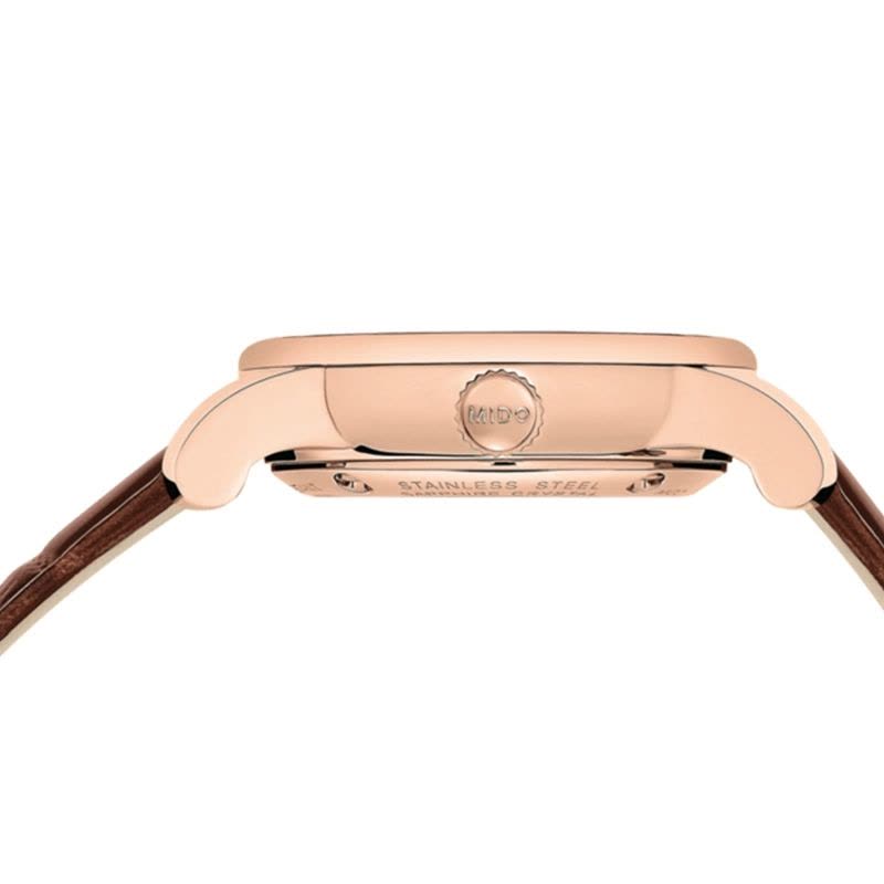 Mido Baroncelli Automatic Midnight Blue Dial Brown Leather Strap Watch For Women - M7600.3.65.8 Buy Now By Mido