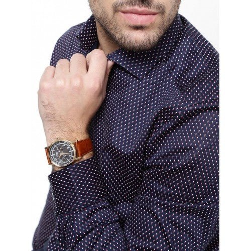 Citizen Eco Drive Multi Function Day & Date Black Dial Brown Leather Strap Watch For Men - AO9003-08E Buy Now By Citizen