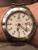 Tag Heuer Aquaracer White Dial Watch for Men - WAY2013.BA0927