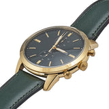 Fossil Townsman Chronograph Green Dial Green Leather Strap Watch for Men - FS5599 Buy Now By Fossil