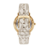 Michael Kors Pyper Quartz Silver Dial White Leather Strap Watch For Women - MK2858 Buy Now By Michael Kors