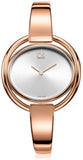 Calvin Klein Impetuos Silver Dial Rose Gold Steel Strap Watch for Women - K4F2N616 Buy Now By Calvin Klein
