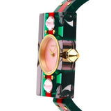 Gucci Vintage Web Pink Mother of Pearl Dial Two Tone Plastic Strap Watch For Women - YA143525 Buy Now By Gucci