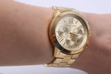 Michael Kors Bradshaw Chronograph Gold Dial Gold Steel Strap Watch For Women - MK5777 Buy Now By Michael Kors