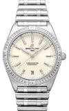 Breitling Chronomat Automatic 36 Diamonds White Dial Silver Steel Strap Watch for Women - A10380591A1A1 Buy Now By Breitling