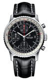 Breitling Navitimer 1 Chronograph 41mm Automatic Black Dial Black Leather Strap Mens Watch - A13324121B1P1 Buy Now By Breitling