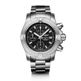 Breitling Avenger Chronograph 43 Black Dial Silver Steel Strap Watch for Men - A13385101B1A1 Buy Now By Breitling