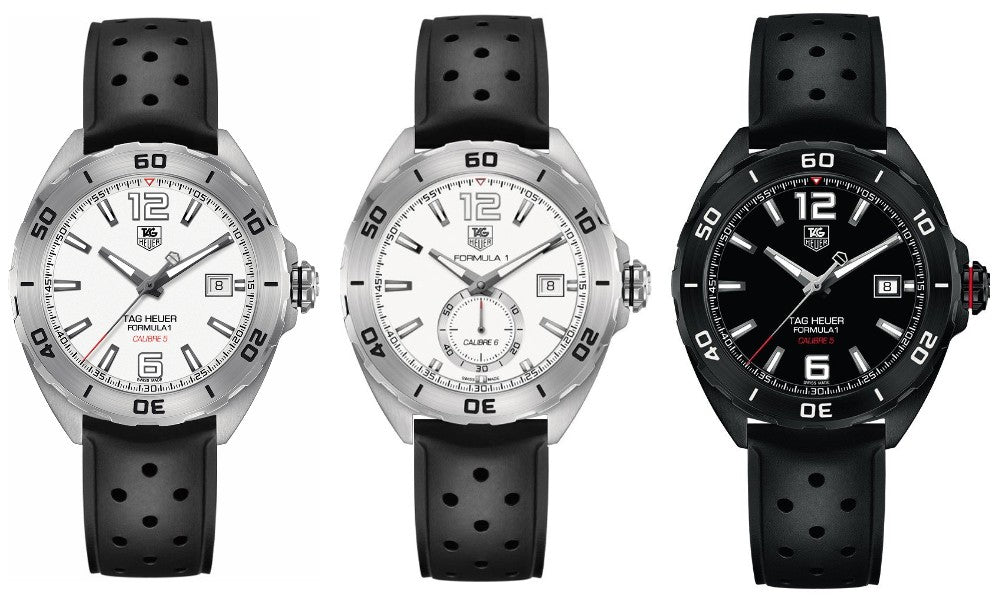 Tag Heuer Formula 1 Quartz White Dial Black Rubber Strap Watch for Men - WAZ2114.FT8023 Buy Now By Tag Heuer