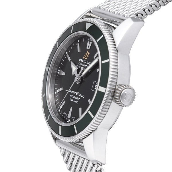 Breitling Superocean Heritage 42mm Chronograph Green Bezel Mens Watch - A1732136 Buy Now By Breitling