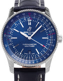 Breitling Navitimer Automatic 41 Blue Dial Blue Leather Strap Watch for Men - A17326161C1P3 Buy Now By Breitling