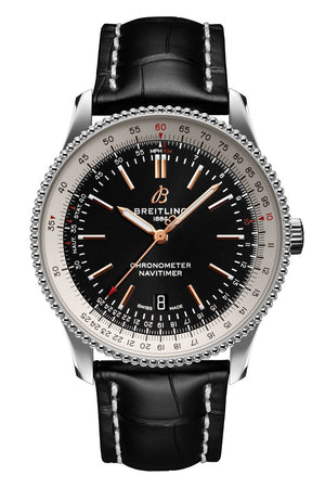 Breitling Navitimer 1 Automatic 41mm Black Dial Black Leather Strap Mens Watch - A17326211B1P2 Buy Now By Breitling