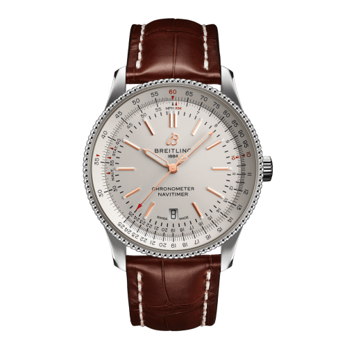 Breitling Navitimer 1 Automatic 41mm White Dial Brown Leather Strap Mens Watch - U17326241G1P2 Buy Now By Breitling