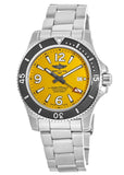 Breitling Superocean Automatic 44mm Yellow Dial Silver Steel Strap Watch for Men - A17375211/1A1 Buy Now By Breitling