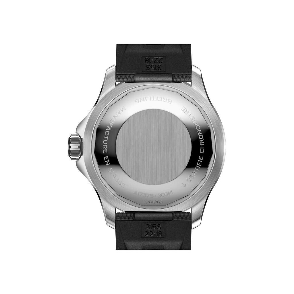 Breitling Superocean Automatic 42 Black Dial Black Rubber Strap Watch for Men - A17375211B1S1 Buy Now By Breitling