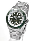 Breitling Superocean Automatic 44mm Navy Green Dial Green Rubber Strap Watch for Men - A17376A31L1A1 Buy Now By Breitling
