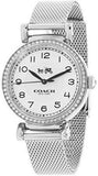 Coach Madison White Dial Silver Mesh Bracelet Watch for Women - 14502651 Buy Now By Coach