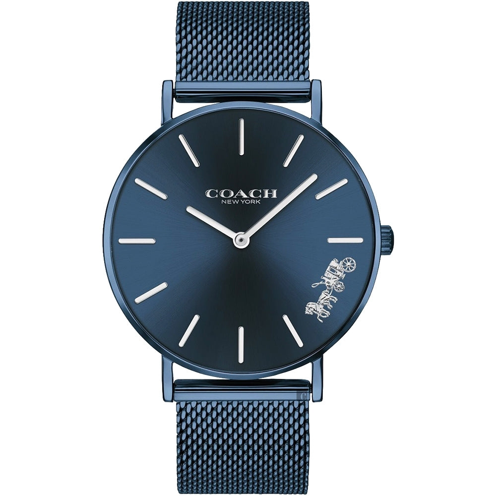 Coach Perry Blue Dial Blue Mesh Bracelet Watch for Women - 14503485 Buy Now By Coach