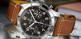 Breitling Avi Chronograph 42 P-51 Mustang Black Dial Brown Leather Strap Watch for Men - A233803A1B1X1 Buy Now By Breitling