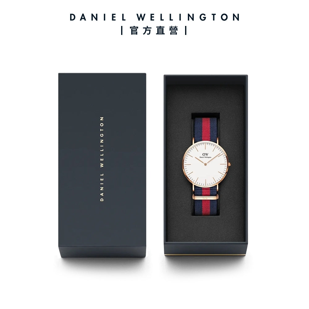 Daniel Wellington Classic Oxford White Dial Two Tone NATO Strap Watch For Men - DW00100001 Buy Now By Daniel Wellington