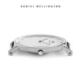 Daniel Wellington Classy Glasgow White Dial Two Tone Nylon Strap Watch For Women - DW00100082 Buy Now By Daniel Wellington
