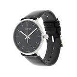 Calvin Klein High Noon Quartz Black Dial Black Leather Strap Watch for Men - K8M211C1 Buy Now By Calvin Klein