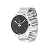 Calvin Klein High Noon Black Dial Silver Mesh Bracelet Watch for Men - K8M21121 Buy Now By Calvin Klein