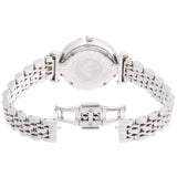 Emporio Armani Gianni T Bar White Marble Dial Silver Steel Strap Watch For Women - AR11170 Buy Now By Emporio Armani