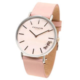 Coach Perry Mother of Pearl Pink Dial Pink Leather Strap Watch for Women - 14503244 Buy Now By Coach