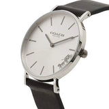Coach Perry White Dial Black Leather Strap Watch for Women - 14503115 Buy Now By Coach