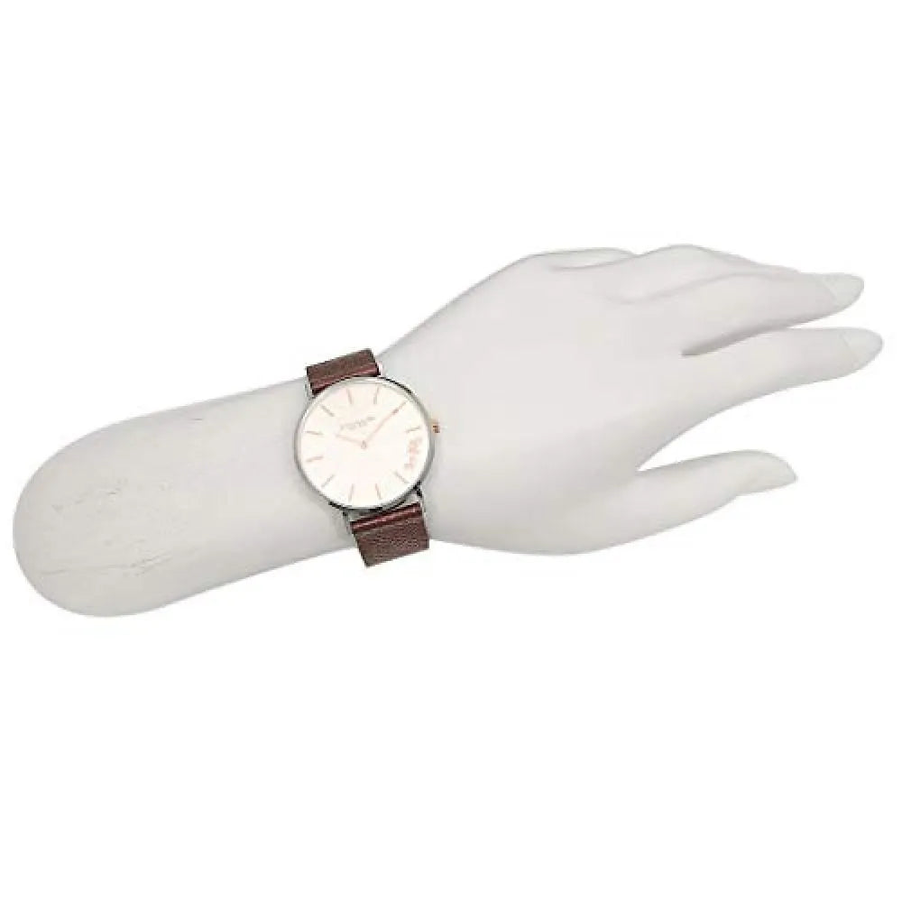Coach Perry White Dial Brown Leather Strap Watch for Women - 14503154 Buy Now By Coach