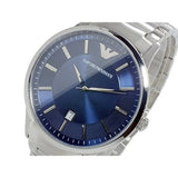 Emporio Armani Renato Blue Dial Silver Steel Strap Watch For Men - AR2477 Buy Now By Emporio Armani