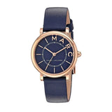 Marc Jacobs Roxy Navy Blue Dial Navy Blue Leather Strap Watch for Women - MJ1539 Buy Now By Marc Jacobs